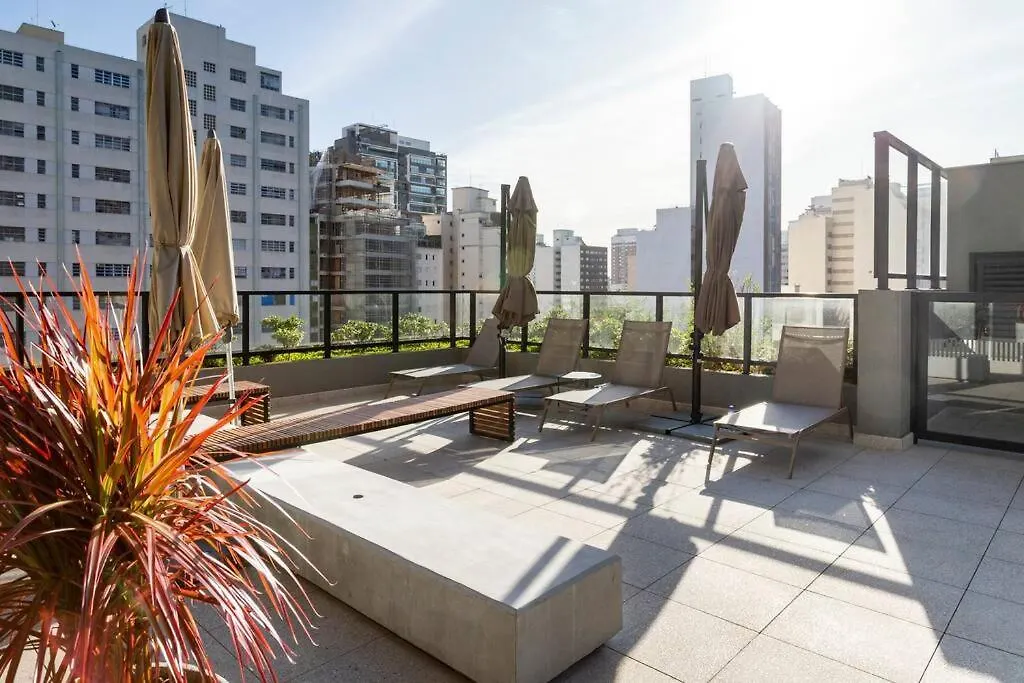 Charme Pinheiros E Jardins Com Piscina, Cama Queen Sao Paulo